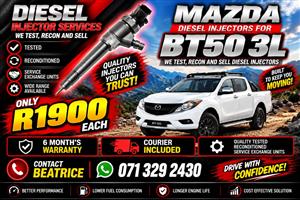 MAZDA BT50 3.0 INJECTORS FOR SALE WITH WARRANTY 