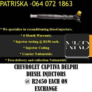 CAPTIVA DELPHI DIESEL INJECTORS FOR SALE