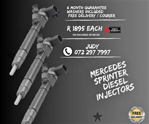 Mercedes Sprinter Diesel Injectors for sale on service exchange or to recon