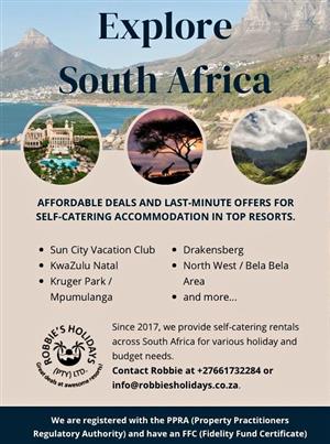 SUN CITY VACATION CLUB - HOLIDAY BARGAINS
