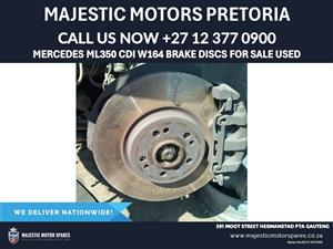 Mercedes ML350 cdi brake discs for sale used 