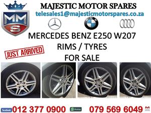Mercedes Benz E250 W207 rims / tyres for sale