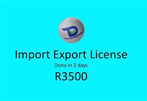 Import Export registration done fast 