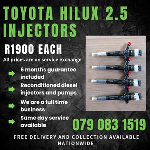TOYOTA HILUX 2.5 INJECTORS FOR SALE 