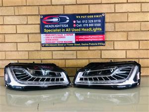 Audi A8/D4/4H left and right side LED xenon headlights 