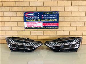 Audi A7/S7/RS7 C8 left and right side Full LED xenon headlights 