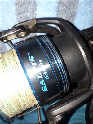 Daiwa Saltist  with 60 pound braid in very good condition only.