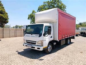 Mitsubishi Fuso FE7-136 Curtain Side Truck  Year Model: 