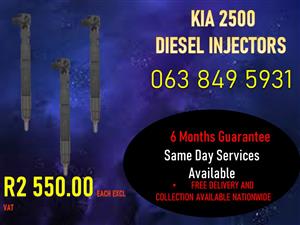 KIA 2500  DIESEL INJECTORS 