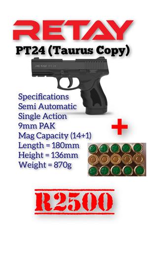 Retay Blank/Pepper Gun For Self-Defence 