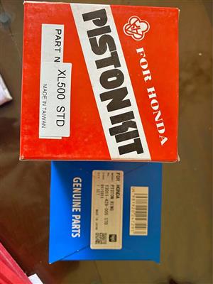 Honda XR/XL 500 piston kit 