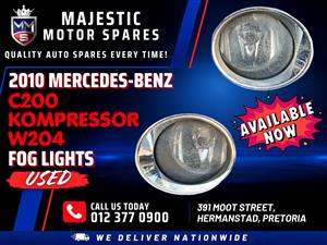 2010 Mercedes-Benz C200 Kompressor W204 Fog Lights for Sale – Used