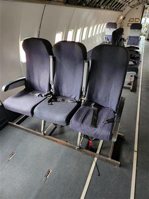 Boeing 737 economy seats.