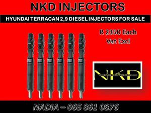 HYUNDAI TERRICAN DIESEL INJECTORS FOR SALE ON SERVICE EXCHANGE OR RECONDITIONING