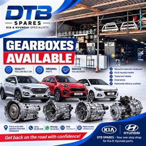 Gearboxes available for Kia and Hyundai