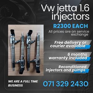 VW JETTA 1.6 INJECTORS FOR SALE WITH WARRANTY 