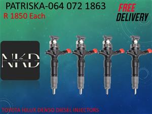 TOYOTA HILUX DIESEL INJECTORS FOR SALE
