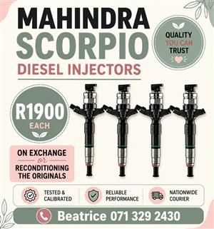 MAHINDRA SCORPIO INJECTORS FOR SALE WITH WARRANTY 