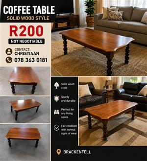 Wooden Coffee Table