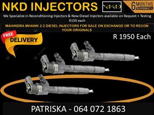 DIESEL INJECTORS FOR MAHINDRA MHAWK 2.2 FOR SALE