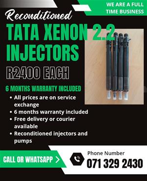 TATA XENON 2.2 INJECTORS FOR SALE WITH WARRANTY INCLUDED 