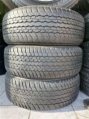 265 60 18 Dunlop Grantrek AT (Set of Used Tyres)