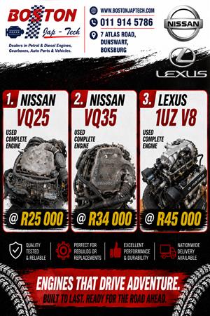 Nissan lexus specials