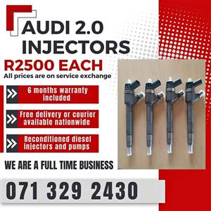 AUDI 2.0 INJECTORS FOR SALE WITH WARRANTY INCLUDED