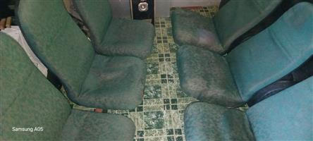Taxi seats .maybe bus seats .