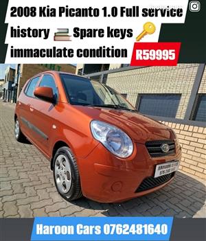  2008 Kia Picanto 1.0 service history 