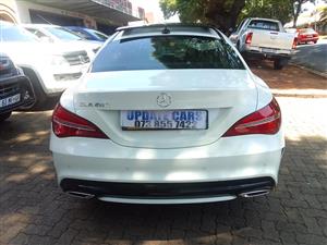 2017 Mercedes Benz CLA 200 White Color  Sunroof and leather interior  Petrol, Automatic Full service