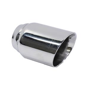 BSK 90mm Stainless Steel Single Angled Cut-Off Tailpipe