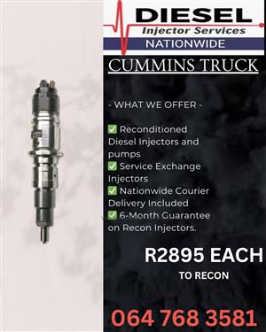 CUMMINS TRUCK Power Loss? Hard Starting? Diesel Injectors Available Nationwide