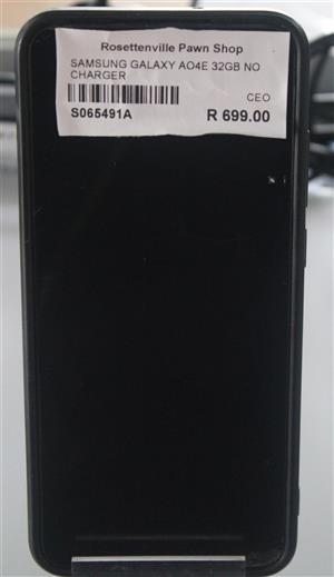 SAMSUNG GALAXY AO4E 32GB NO CHARGER S065491A