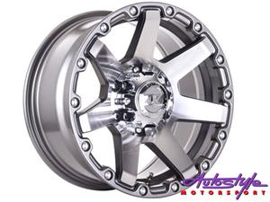 15″ A-Line Monsoon 6/139 GMMF Alloy Wheels