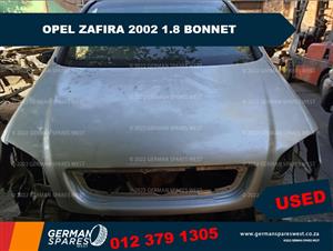 OPEL ZAFIRA 2002 BONNET FOR SALE
