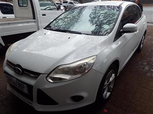 2014 FORD FOCUS 1.6 PETROL MANUAL WHITE COLOR 89.000KM 