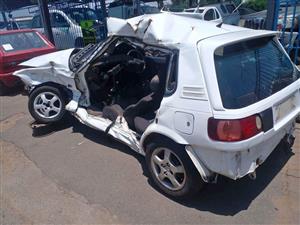 Toyota tazz stripping for parts got 2E 1.3 carburetor engine still running good