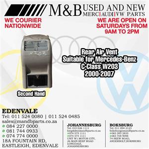 Rear Air Vent (Second Hand) Suitable for Mercedes-Benz C-Class W203 2000-2007