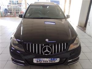 2013 MERCEDES BENZ C200 AUTOMATIC BLACK LEATHER SUNROOF BACK PETROL