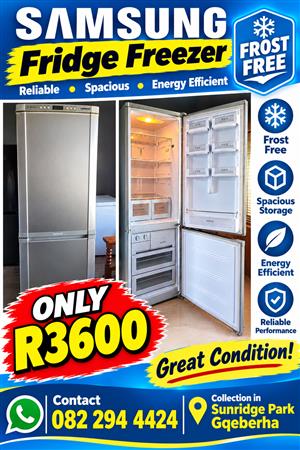 Samsung Fridge Freezer Grey 