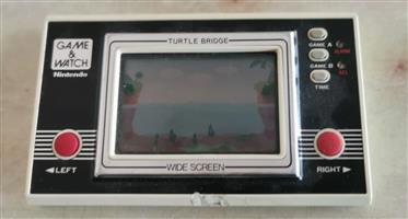 Rare 1982 Nintendo Game & Watch Turtle Bridge TL-28 Console