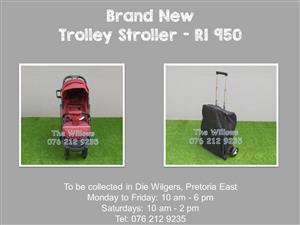 Brand New Red Trolley Stroller 