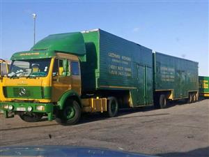 Mercedes Benz Powerliner and both trailers 1735 for sale