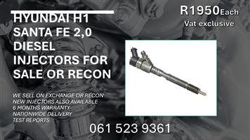 HYUNDAI SANTA FE 2.0 DIESEL INJECTORS FOR SALE WITH TEST REPORTS 