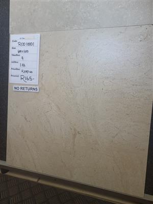 Porcelain Tiles Venice Cream 600x600 RCD10001
