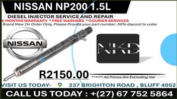 Nissan Np200 1.5L Diesel Injectors on Recondition