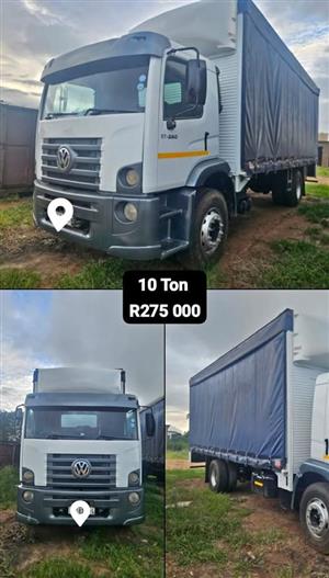 2009 - VW CONSTELLATION 17 250 10Ton Curtain Side Truck now on sale