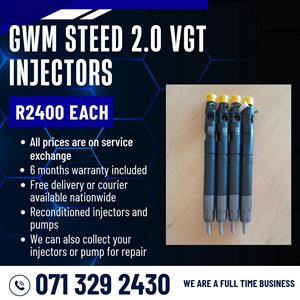 GWM STEED 2.0 INJECTORS FOR SALE 
