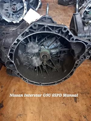 NISSAN INTERSTAR G9U 6SPD MANUAL GEARBOX